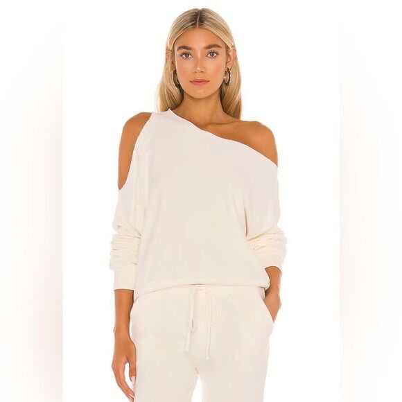 Lanston One Shoulder Pullover in Winter - Picture 1 of 6